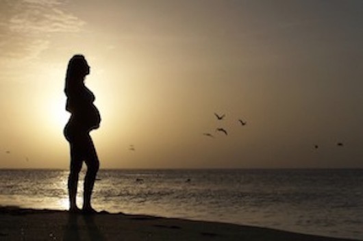 Beautiful young pregnant woman in beach beautiful pregnant woman in beach pregnant woman sunset 611039